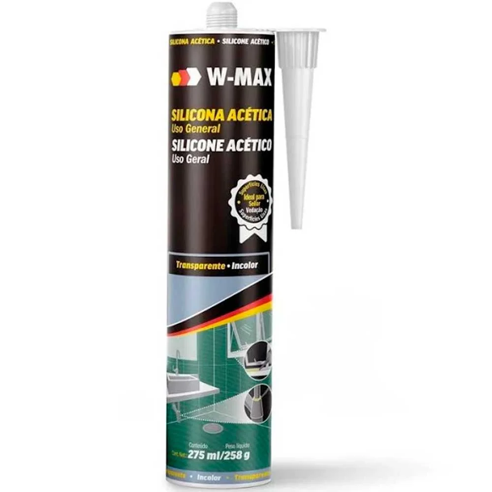 Silicone Acético Uso Geral Inc W-Max 275ml